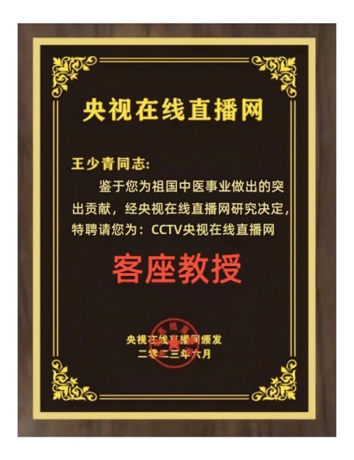 道医传薪 健康筑梦——王少青的非遗传承与产业担当